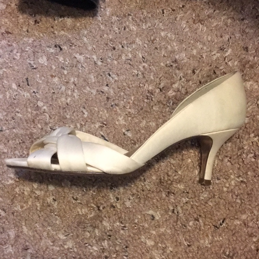 Satin heels